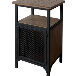 Clearance 1 Shelf 1 Door Fences Table Less Expensive Accent Tables