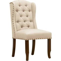 Discount Aahmad Winged Dining Chair, Natural Online Discount Dining Chairs & Benches