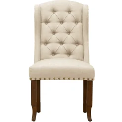 Discount Aahmad Winged Dining Chair, Natural Online Discount Dining Chairs & Benches