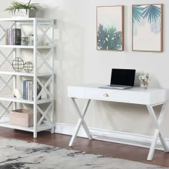 Clearance Adelaide Desk, White Opening Sales Office
