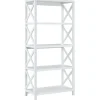 Clearance Adelaide White Bookshelf Gift Selection Office