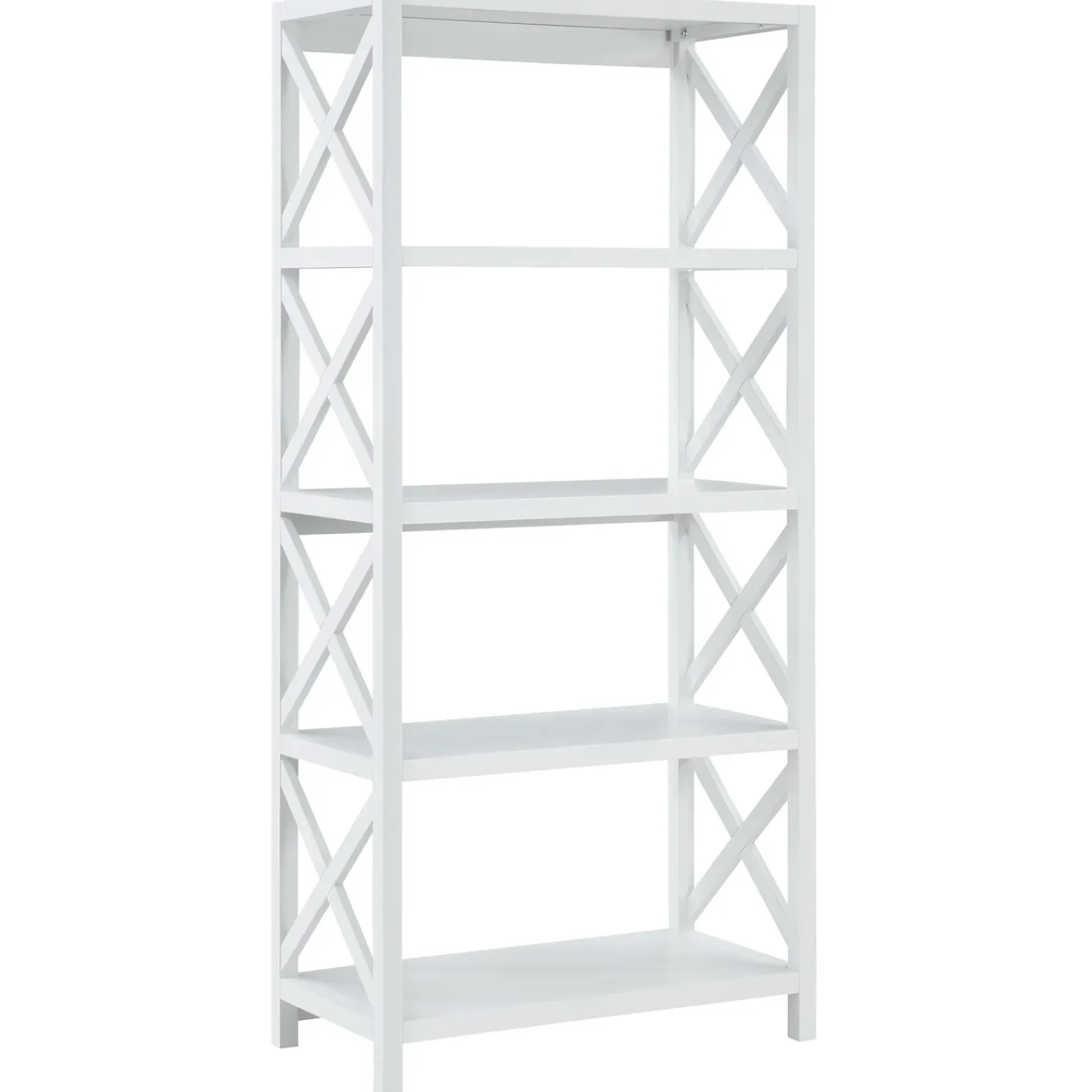 Clearance Adelaide White Bookshelf Gift Selection Office