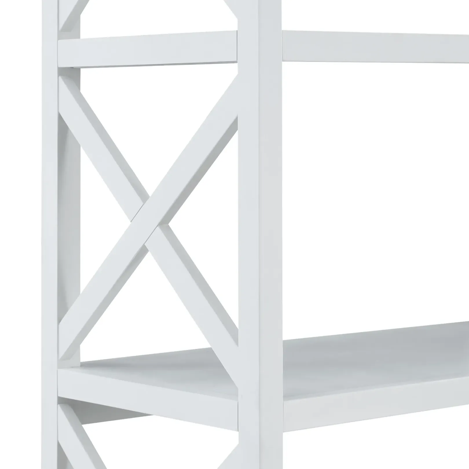 Clearance Adelaide White Bookshelf Gift Selection Office