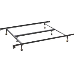 Adjustable Metal Mattress Frame, Queen/King Less Expensive Bedroom