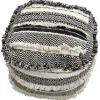 Hot Alex Handwoven Fringe Square Pouf Flash Sale Ottomans & Poufs