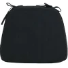 Alexander Black Plush Foam Chair Pad Flash Sale Dining Chair Cushions & Pads