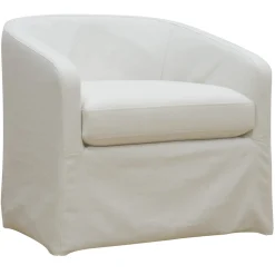 Clearance Amelia Slipcover Accent Chair Opening Sales Accent Chairs
