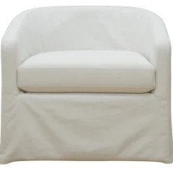 Clearance Amelia Slipcover Accent Chair Opening Sales Accent Chairs