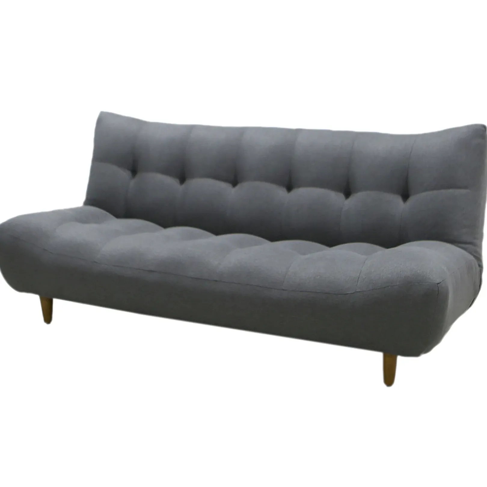Sale Arya Grey Fabric Tufted Sofa Bed Bargain Sale Sofas & Settees & Loveseats