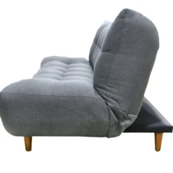 Sale Arya Grey Fabric Tufted Sofa Bed Bargain Sale Sofas & Settees & Loveseats