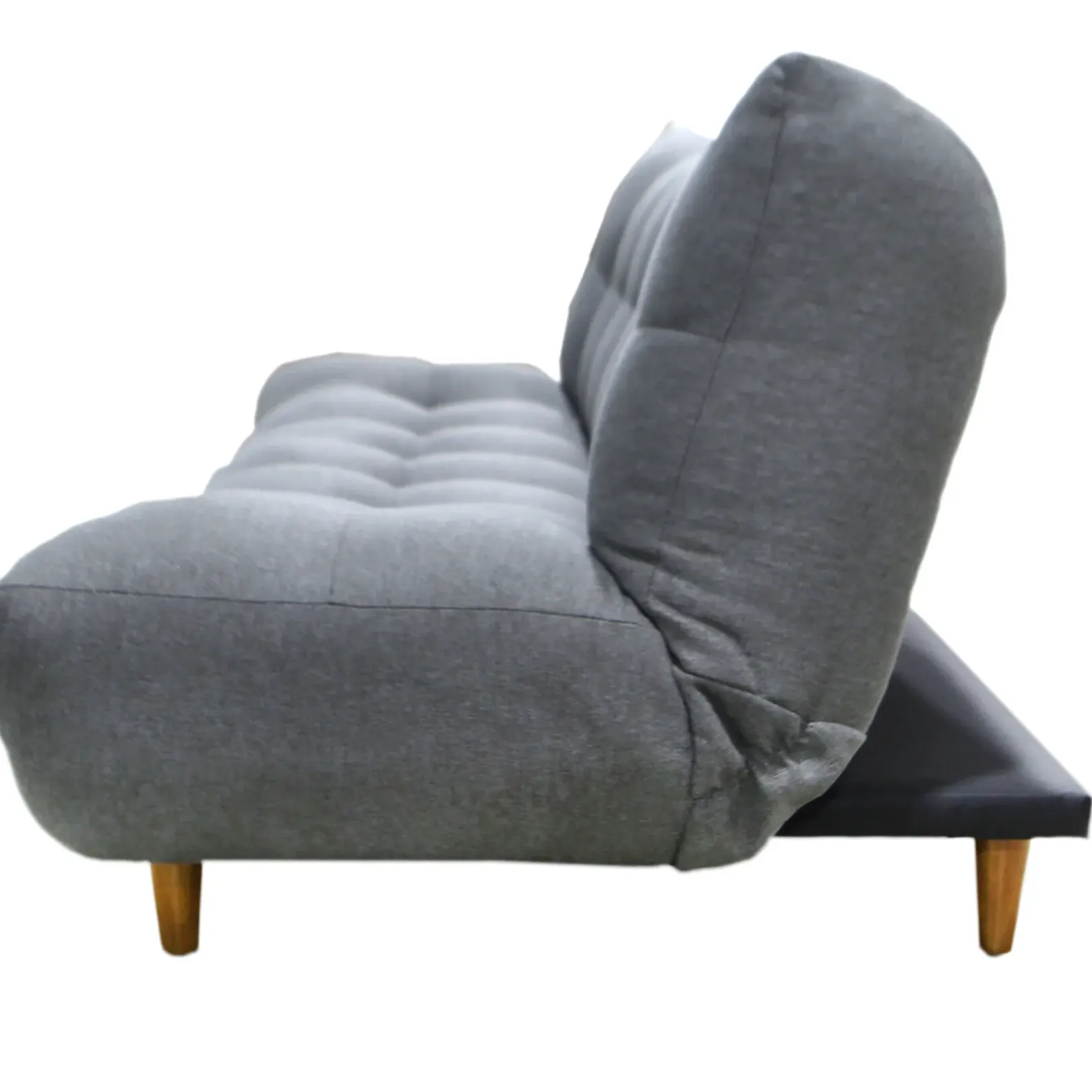 Sale Arya Grey Fabric Tufted Sofa Bed Bargain Sale Sofas & Settees & Loveseats