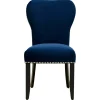 Outlet Astor Navy Blue Dining Chair, Kd Opening Sales Dining Chairs & Benches