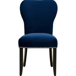 Outlet Astor Navy Blue Dining Chair, Kd Opening Sales Dining Chairs & Benches
