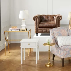 Discount Astoria Accent Table, Gold Outlet Accent Tables
