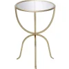 Best Astoria Round Accent Table, Gold Promotion Accent Tables