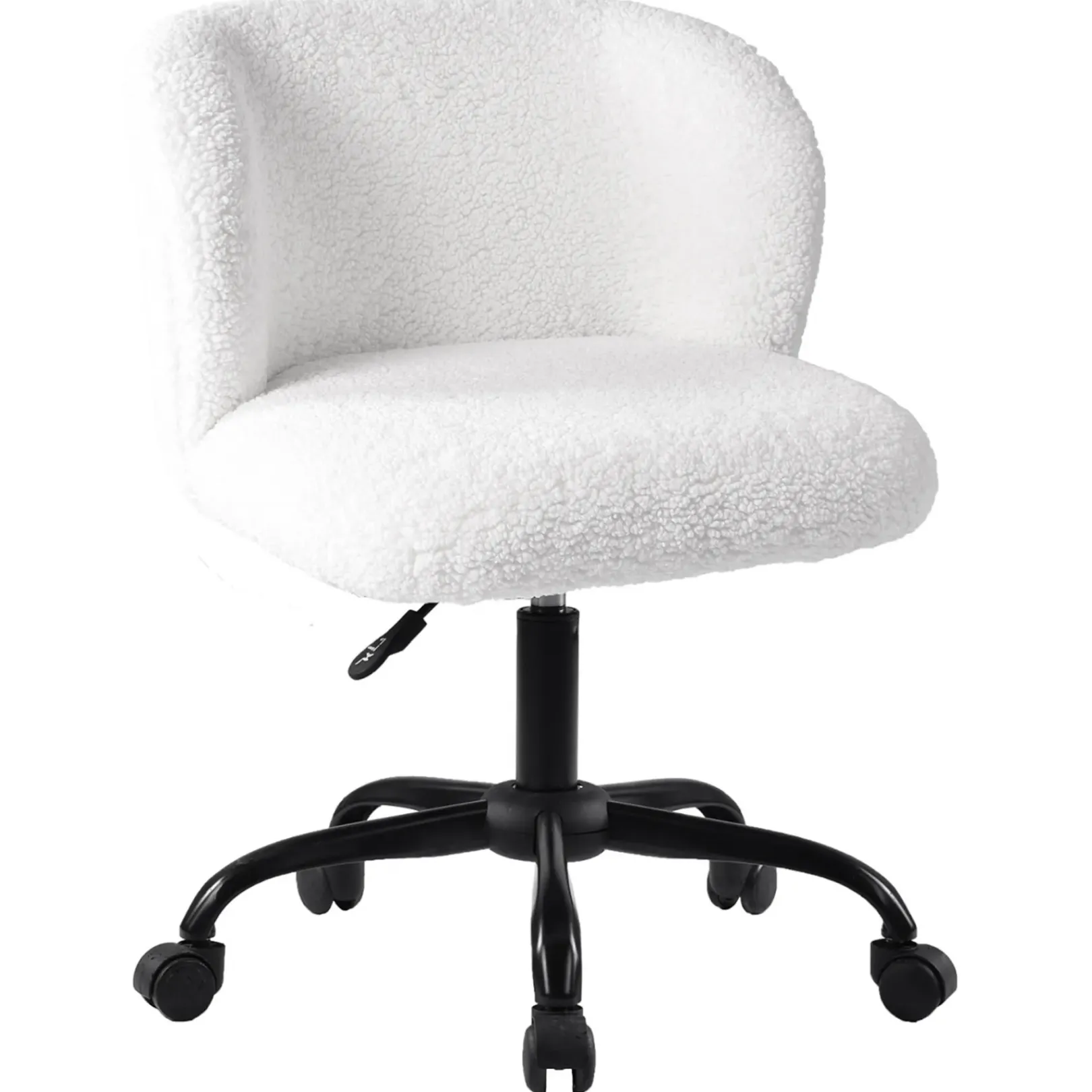 New Aubrey White Sherpa Office Chair Featured Office