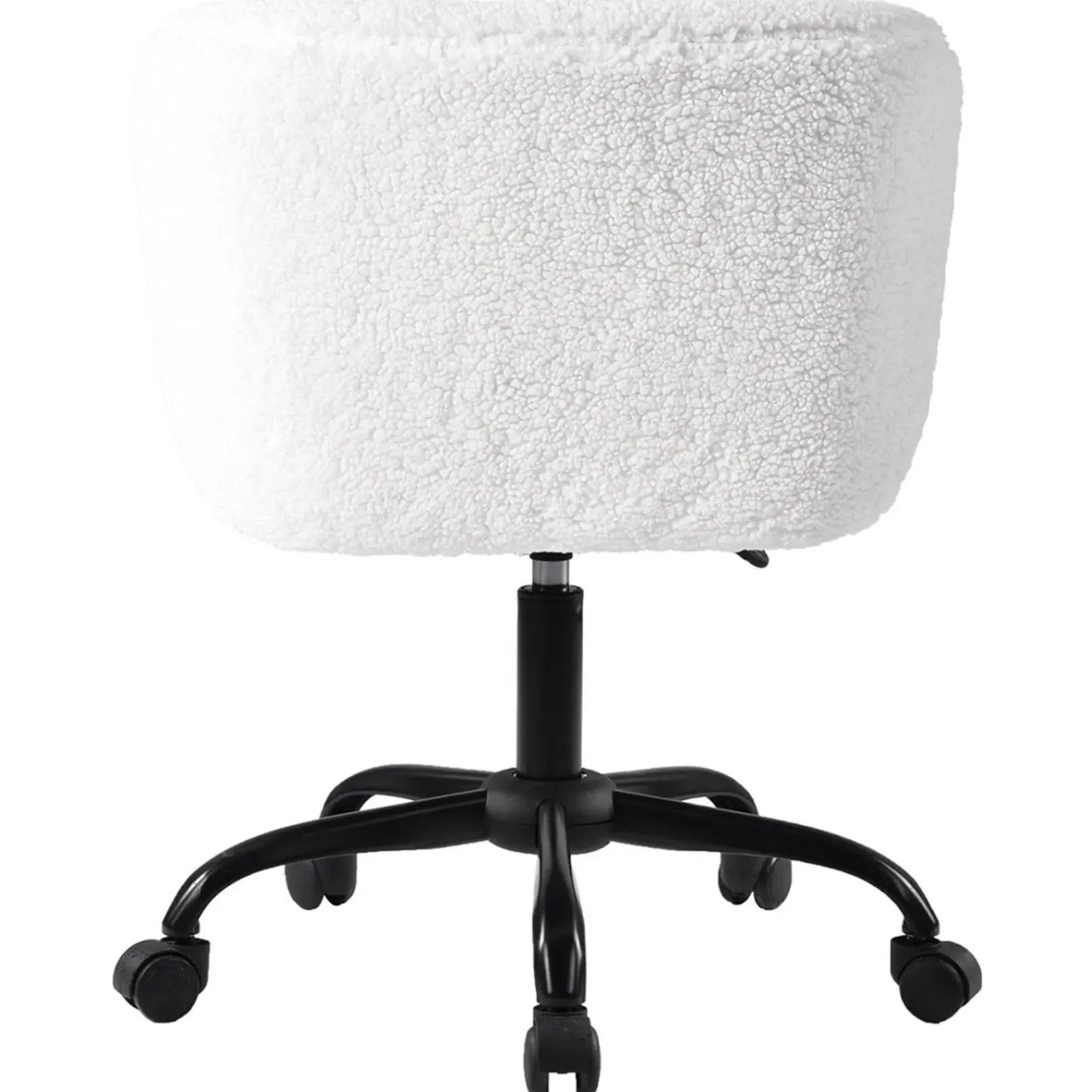 New Aubrey White Sherpa Office Chair Featured Office