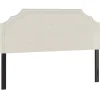 Belize Cream Nail Head Trim King Headboard Gift Selection Bedroom