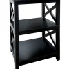 Clearance Black 2-Tier Xavier Accent Table, 26 Promotion Accent Tables