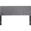 Clearance Brian Cement Grey Headboard, King Low Price Bedroom