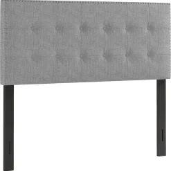 Brian Grey Tufted Headboard, Queen Bargain Sale Bedroom