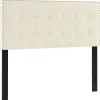 Best Brian Oyster Tufted Headboard, Queen Bargain Sale Bedroom