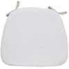 Clearance Bristol Wht Faux Fur Foam Cp Discount Online Dining Chair Cushions & Pads
