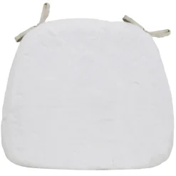 Clearance Bristol Wht Faux Fur Foam Cp Discount Online Dining Chair Cushions & Pads