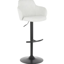 Online Bryce Adjustable Barstool, Light Grey Opening Sales Dining Tables & Sets