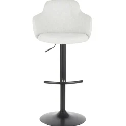 Online Bryce Adjustable Barstool, Light Grey Opening Sales Dining Tables & Sets