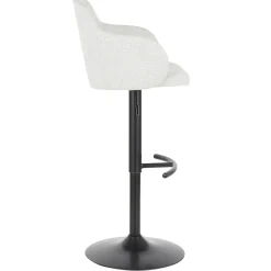Online Bryce Adjustable Barstool, Light Grey Opening Sales Dining Tables & Sets
