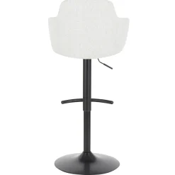 Online Bryce Adjustable Barstool, Light Grey Opening Sales Dining Tables & Sets