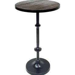 Discount Calvin Black Metal Accent Table, 22 Less Expensive Accent Tables