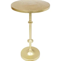 Discount Calvin Gold Metal Accent Table, 22 Opening Sales Accent Tables