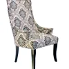 Outlet Chatham Damask Print Accent Chair Discount Accent Chairs