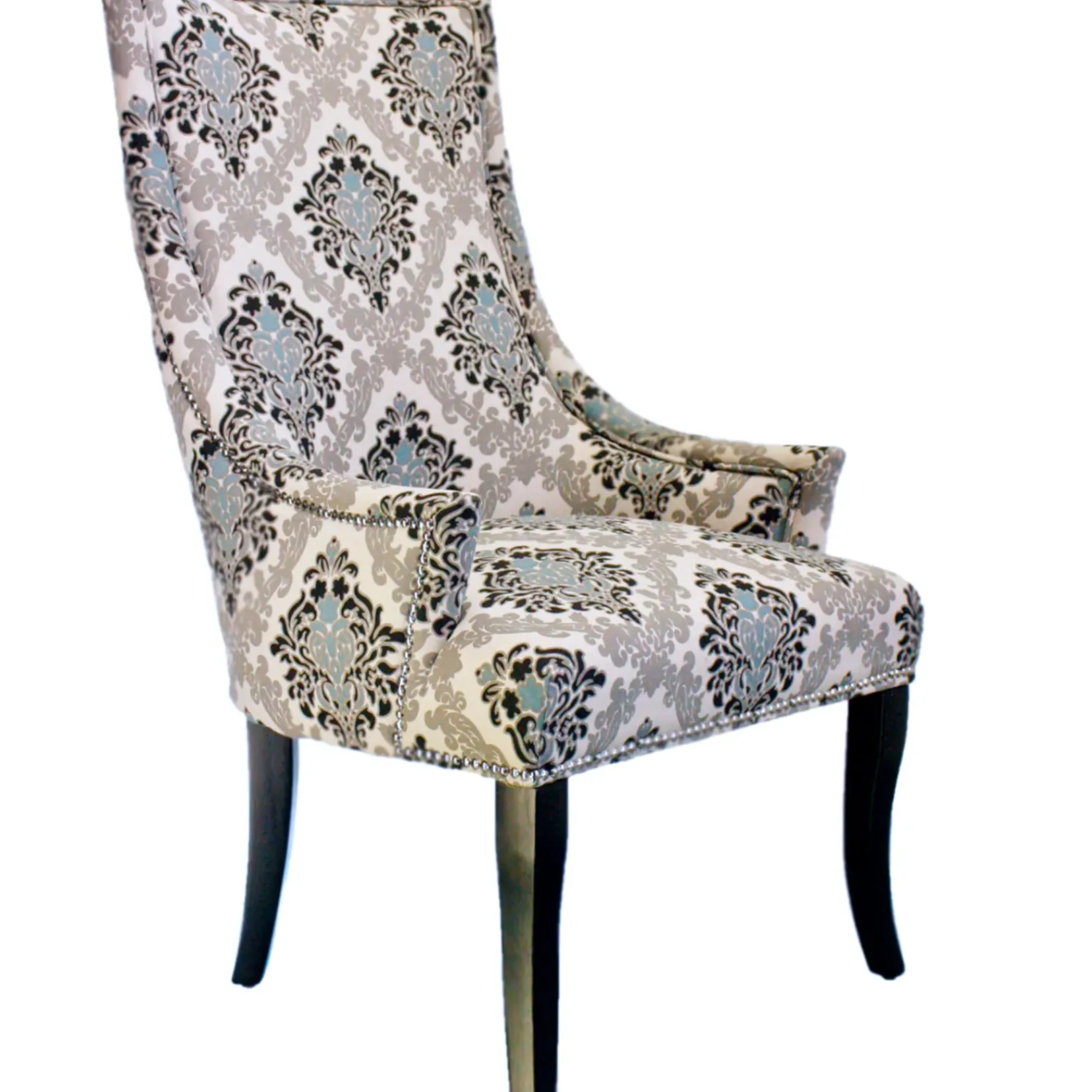 Outlet Chatham Damask Print Accent Chair Discount Accent Chairs