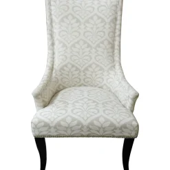 Sale Chatham Fiona White Accent Chair Premium Accent Chairs