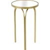 Discount Colton Mirrored-Top Accent Table, Gold Promotion Accent Tables