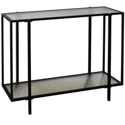 Outlet Cooper Metal Console Table Black Outlet Entryway Furniture