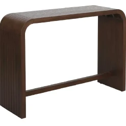 Sale Cora Curved Wood Console Table Exquisite Gifts Entryway Furniture
