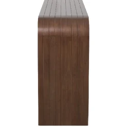Sale Cora Curved Wood Console Table Exquisite Gifts Entryway Furniture