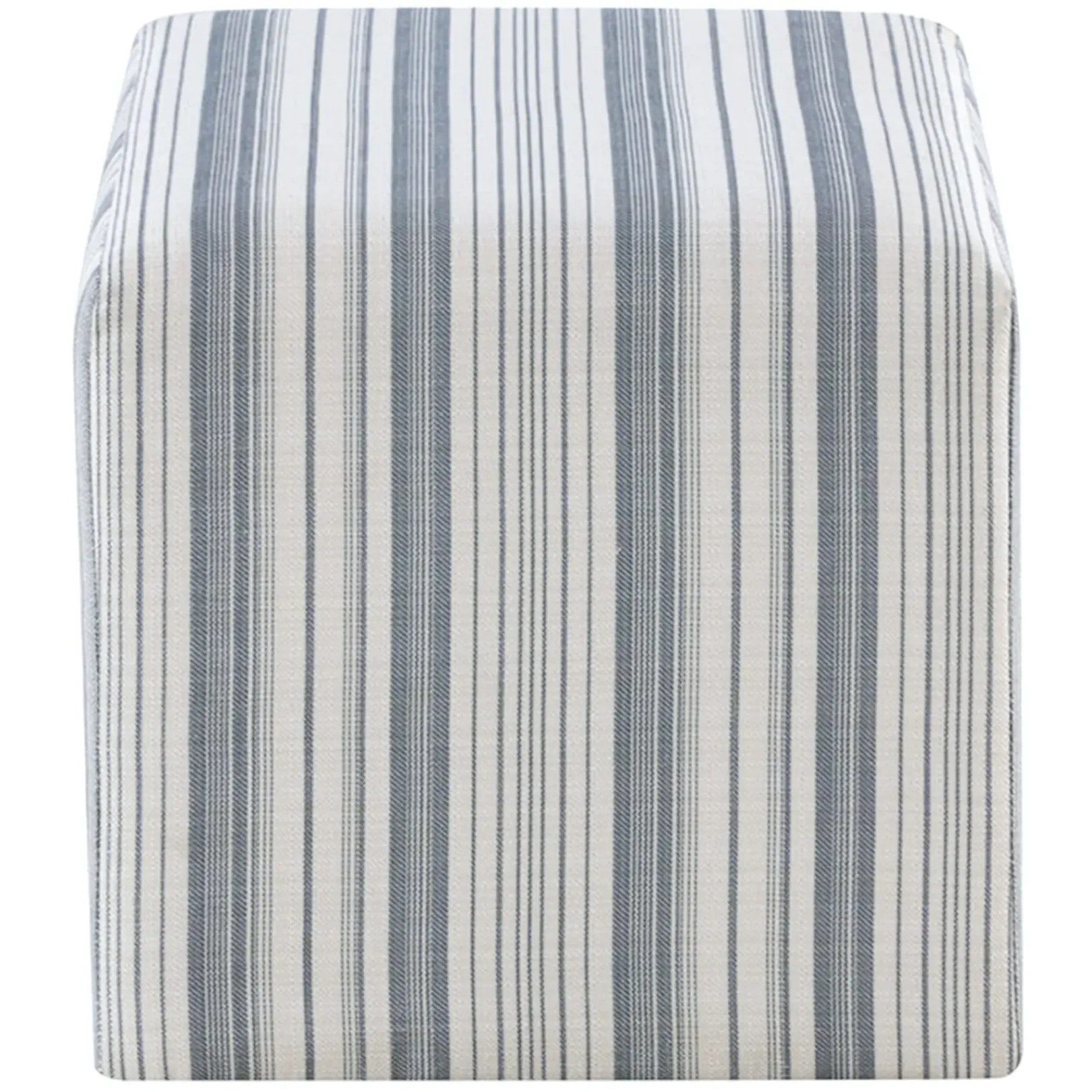 New Cottage Striped Ottoman Fashion Ottomans & Poufs