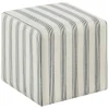 Online Cottage Thin Striped Ottoman Promotion Ottomans & Poufs