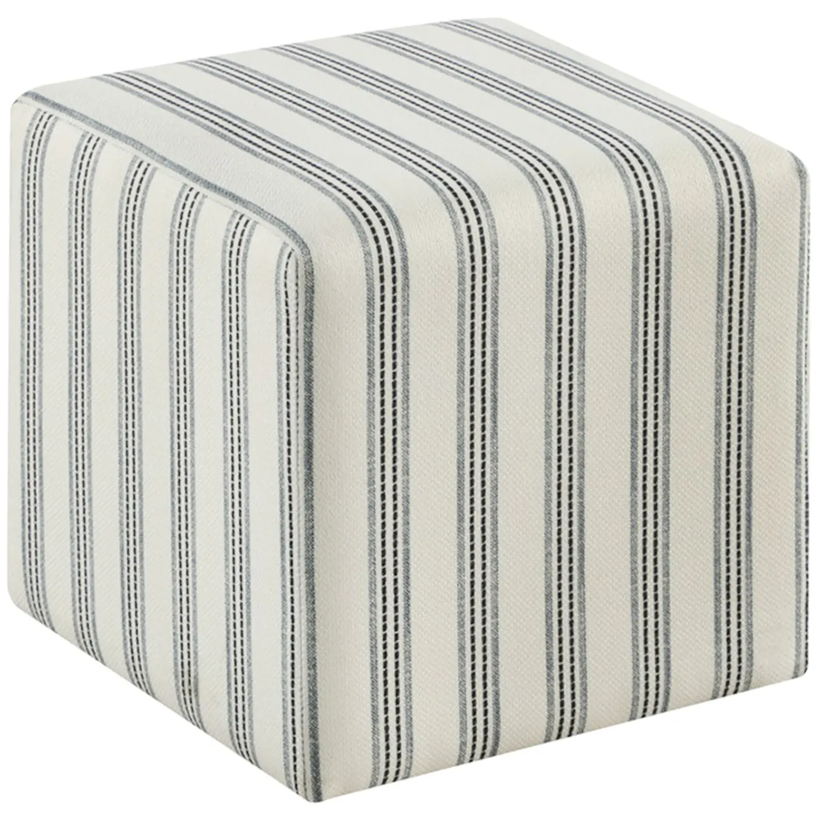 Online Cottage Thin Striped Ottoman Promotion Ottomans & Poufs
