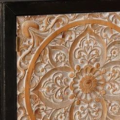 Discount 2-Door Carved Black Long Cabinet Opening Sales Cabinets & Chests