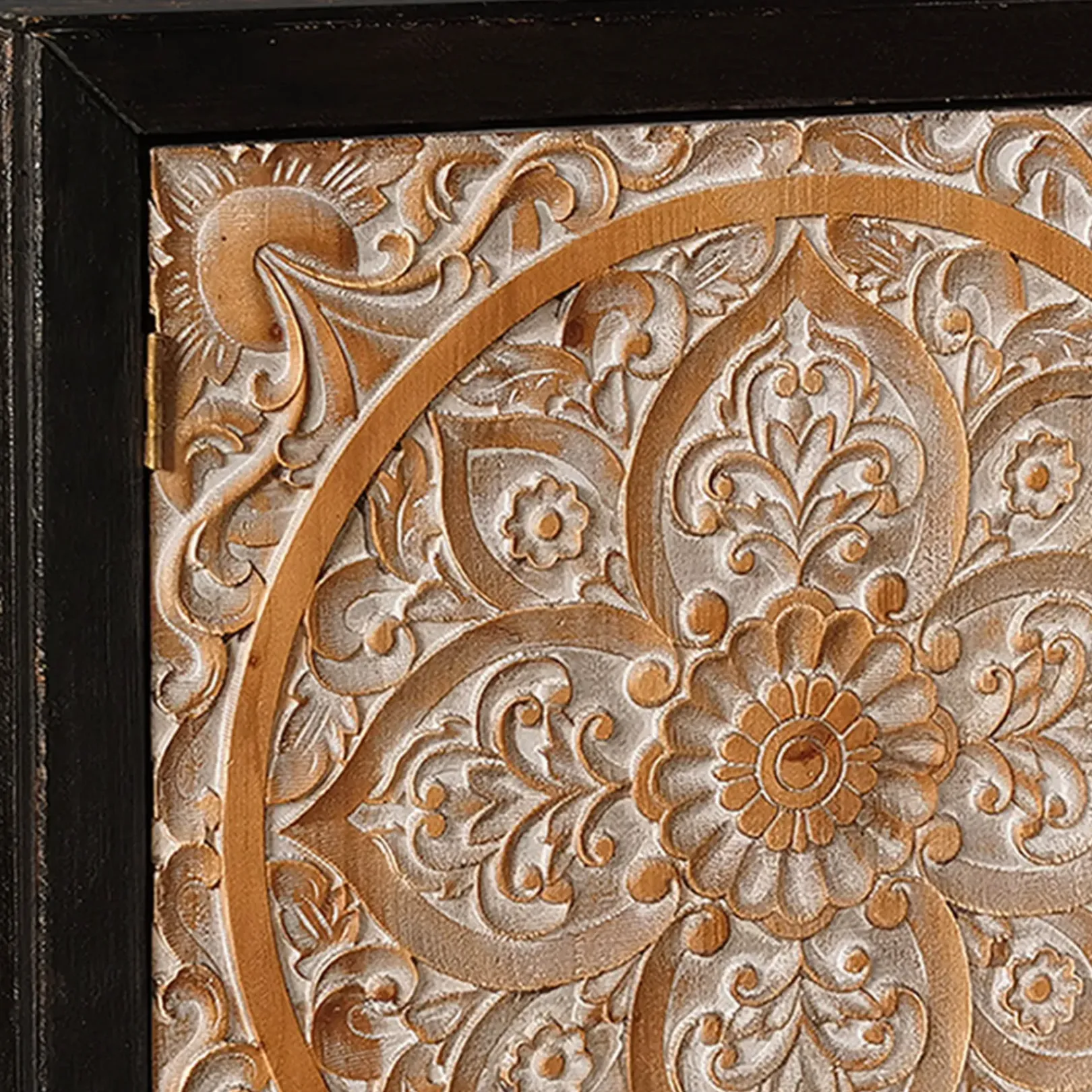 Discount 2-Door Carved Black Long Cabinet Opening Sales Cabinets & Chests