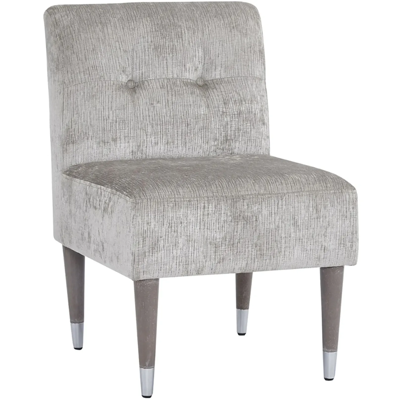 Dove Accent Chair With Silver Capped Wood Legs Promotion Accent Chairs