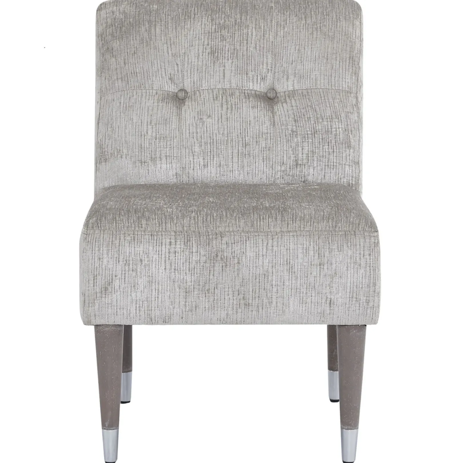 Dove Accent Chair With Silver Capped Wood Legs Promotion Accent Chairs