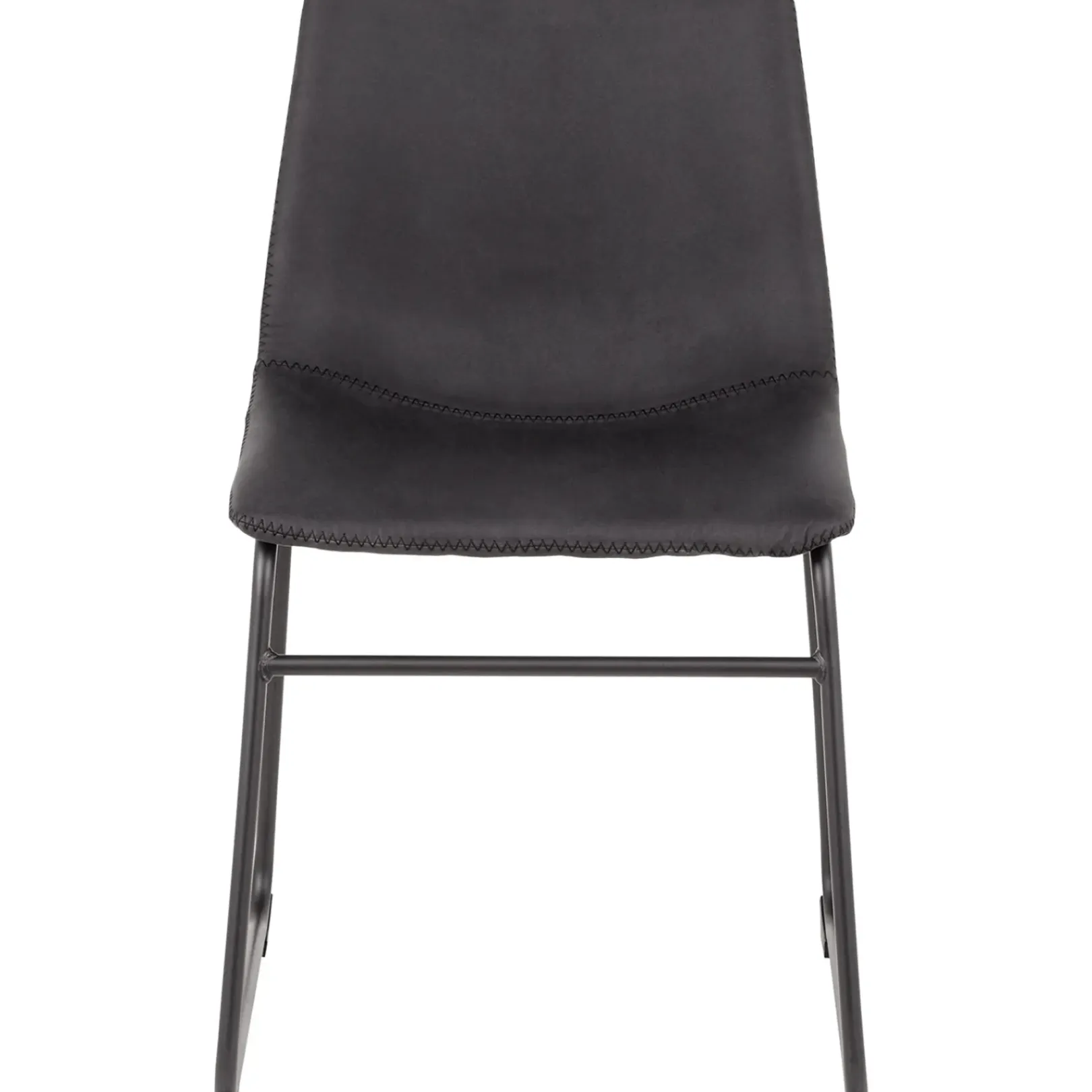 Discount Drake Modern Industrial Dining Chair, Dark Grey Promotion Dining Chairs & Benches