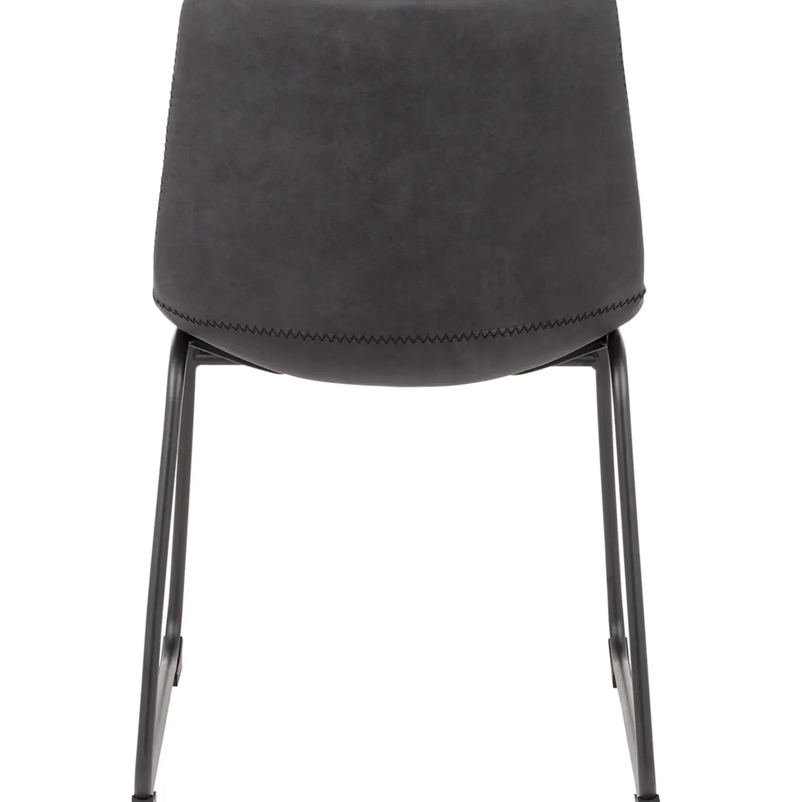 Discount Drake Modern Industrial Dining Chair, Dark Grey Promotion Dining Chairs & Benches